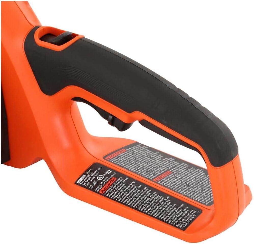 imageBLACKDECKER 40V MAX Electric Chainsaw Cordless 12 Inch Battery Chainsaw Battery and Charger Included Longer Runtime Lightweight Rechargeable LCS124040V Chainsaw Tool Only