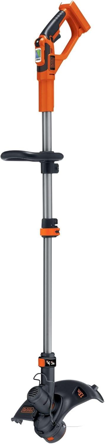 imageBLACKDECKER 40V MAX String Trimmer and Lawn Edger 13 Inch Weed Eater Far Reach Battery and Charger Not Included LST136BBare Tool Only