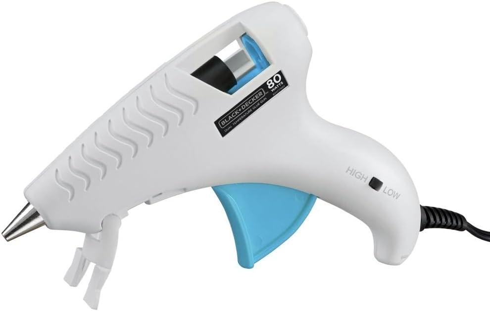 imageBLACKDECKER 4V MAX Cordless Glue Gun USB Rechargeable BCGL115FF WhiteCorded Glue Gun