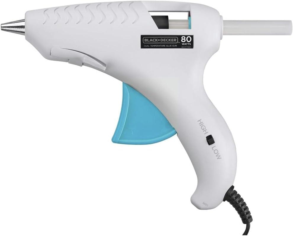 imageBLACKDECKER 4V MAX Cordless Glue Gun USB Rechargeable BCGL115FF WhiteCorded Glue Gun