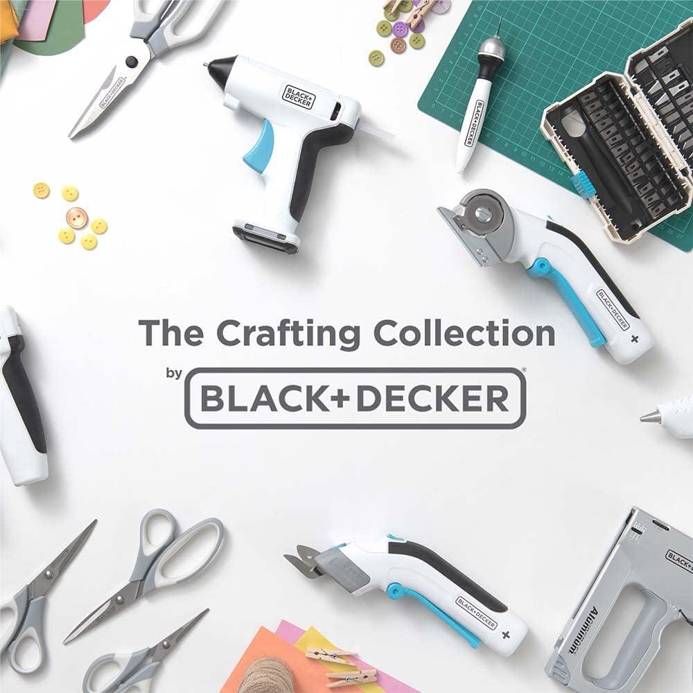 imageBLACKDECKER 4V MAX Cordless Glue Gun USB Rechargeable BCGL115FF WhiteCordless Glue Gun