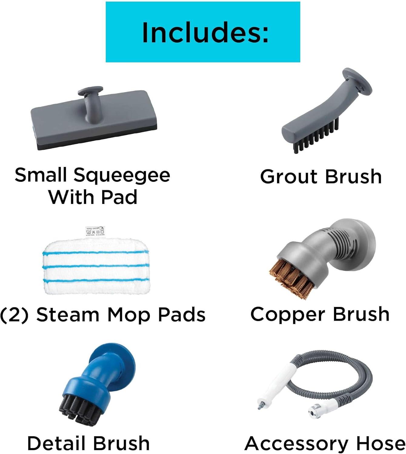 imageBLACKDECKER 7in1 Steam Mop with SteamGlove Handheld Steamer HSMC1361SGP5in1 Steam Mop