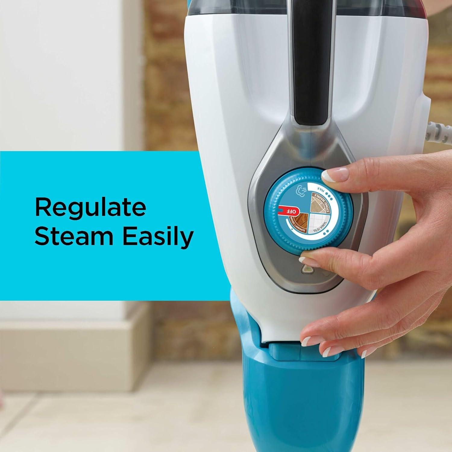 imageBLACKDECKER 7in1 Steam Mop with SteamGlove Handheld Steamer HSMC1361SGP5in1 Steam Mop
