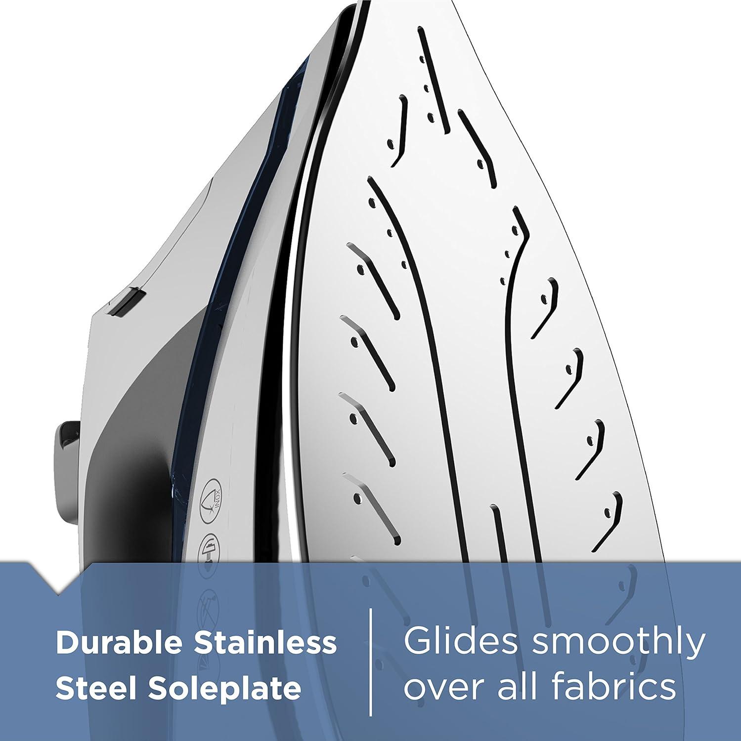 imageBLACKDECKER Allure Digital Professional Steam Iron D3060 30 More Steam Percison Tip Stianless Steel Soleplate Vertical Steam FuctionGrayBlue