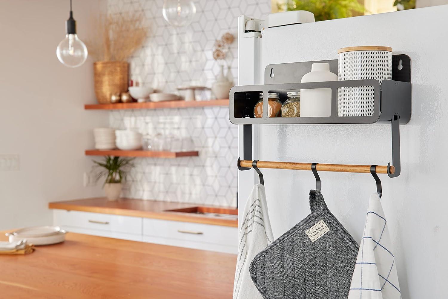 imageBLACKDECKER BLACK DECKER BLACK HANGING RACK SYSTEMSHELF WDOOR BDSTKT282BKBlack Hanging Rack Shelf System