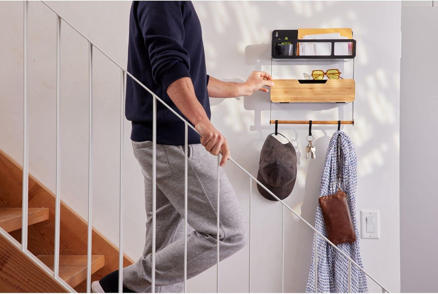 imageBLACKDECKER BLACK DECKER BLACK HANGING RACK SYSTEMSHELF WDOOR BDSTKT282BKBlack Hanging Rack Shelf System