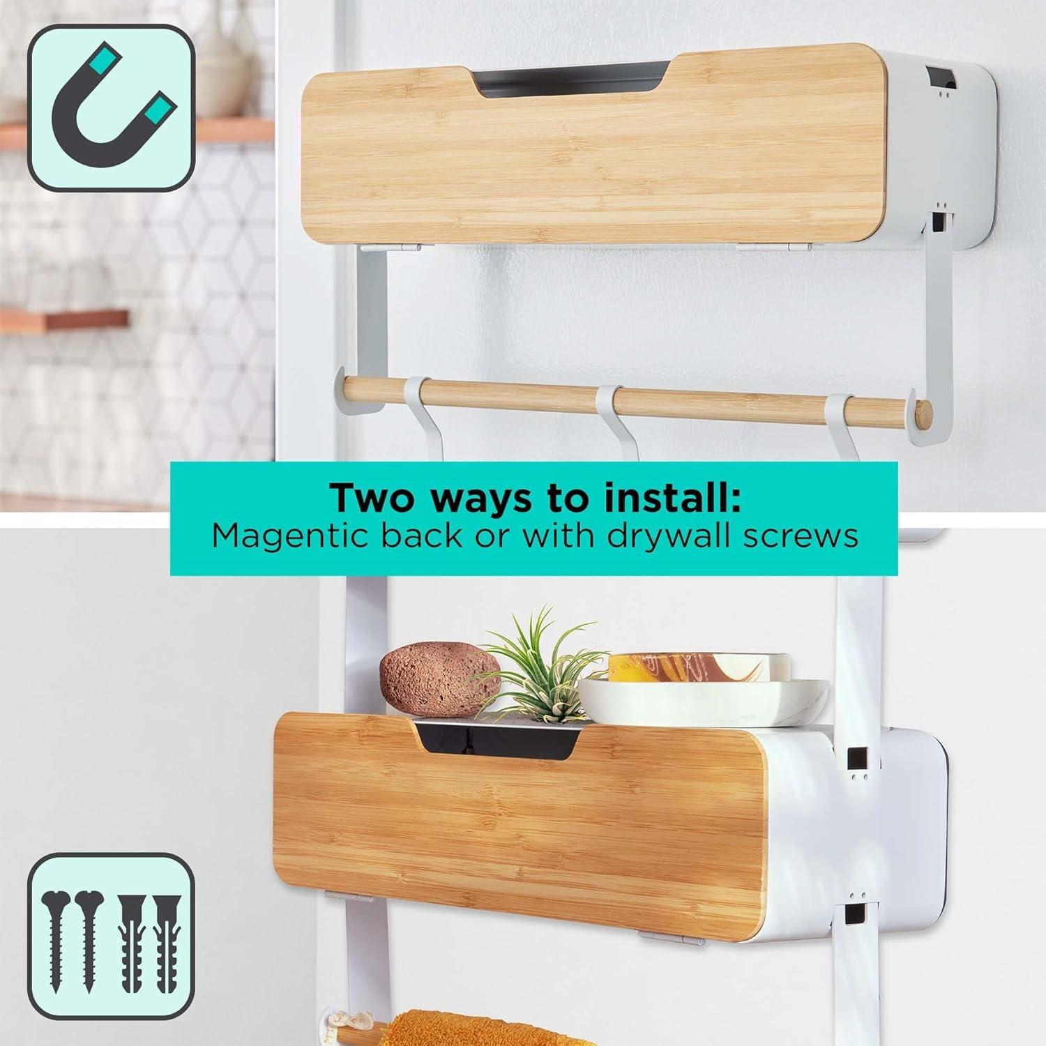 imageBLACKDECKER BLACK DECKER WHITE HANGING RACK SYSTEMSHELF WDOOR BDSTKT282WHWhite Hanging Rack Door