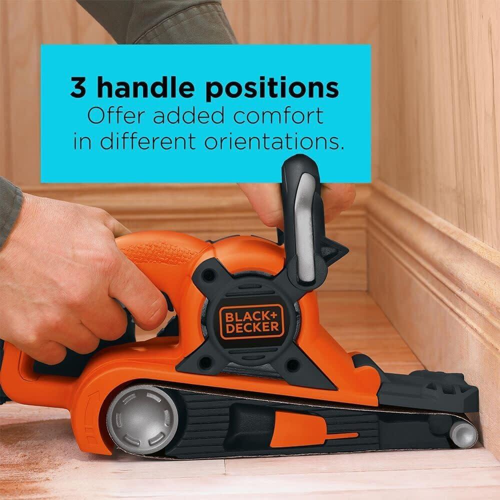 imageBLACKDECKER Belt Sander with Dust Bag 7Amp 3Inch by 21Inch DS321