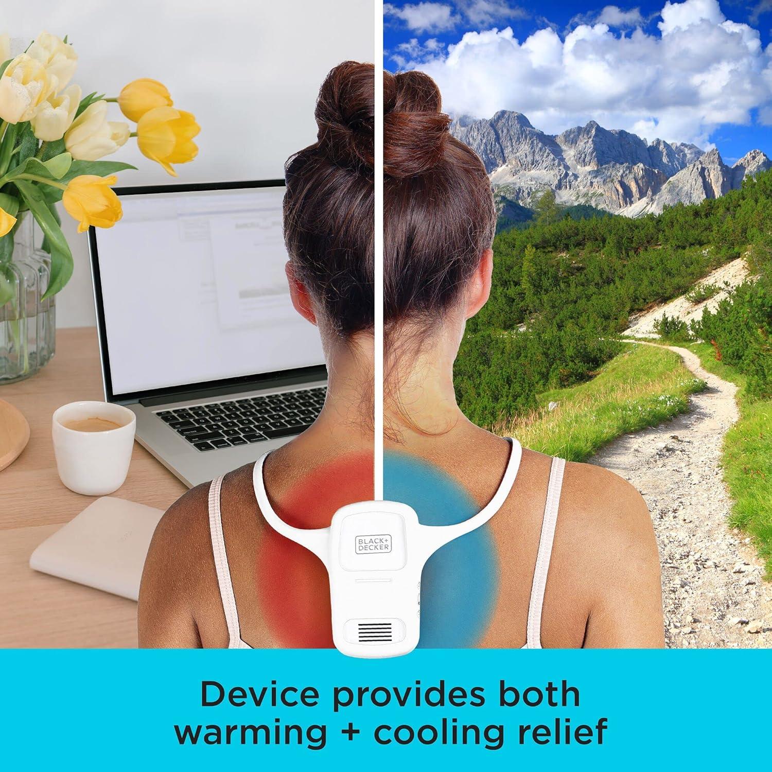 imageBLACKDECKER Comfortpak Wearable Cooling and Heating Device Cloud White BCWCC10110Cloud White