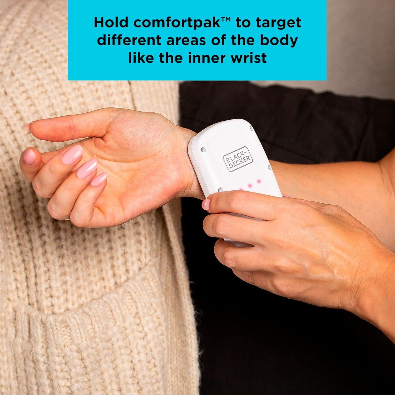 imageBLACKDECKER Comfortpak Wearable Cooling and Heating Device Cloud White BCWCC10110Cloud White