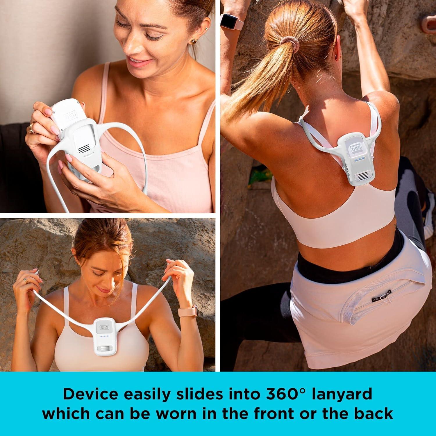 imageBLACKDECKER Comfortpak Wearable Cooling and Heating Device Cloud White BCWCC10110Cloud White