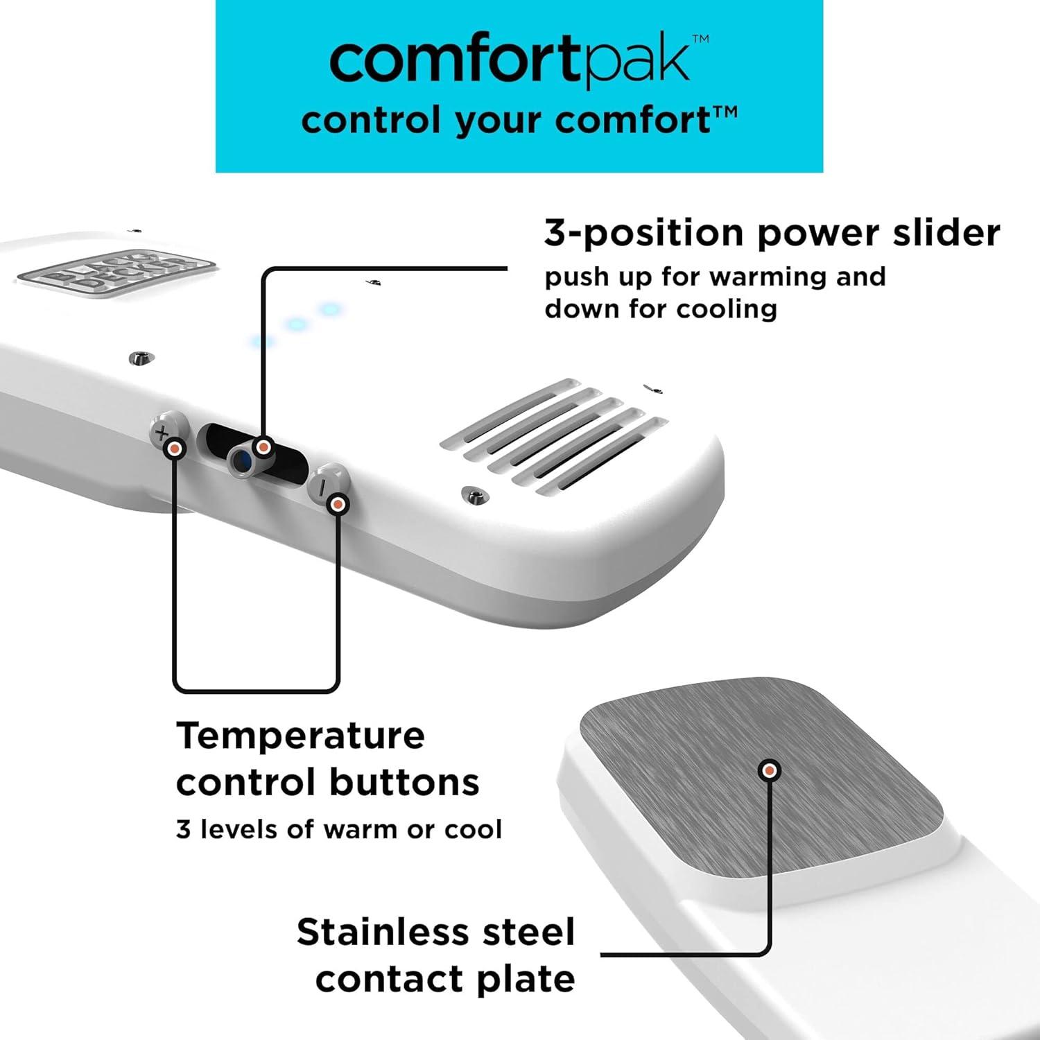 imageBLACKDECKER Comfortpak Wearable Cooling and Heating Device Cloud White BCWCC10110Cloud White