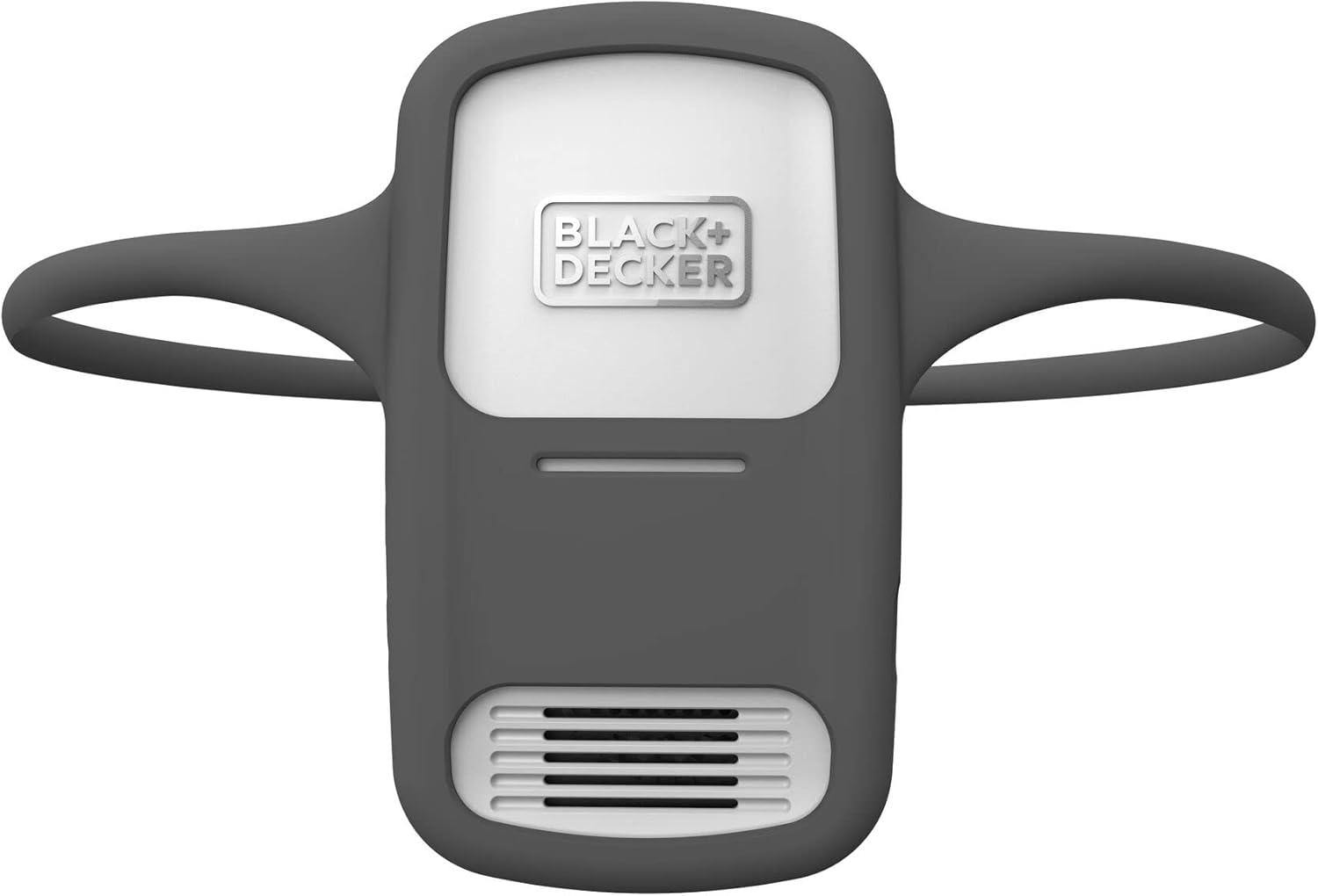 imageBLACKDECKER Comfortpak Wearable Cooling and Heating Device Cloud White BCWCC10110Obsidian Black