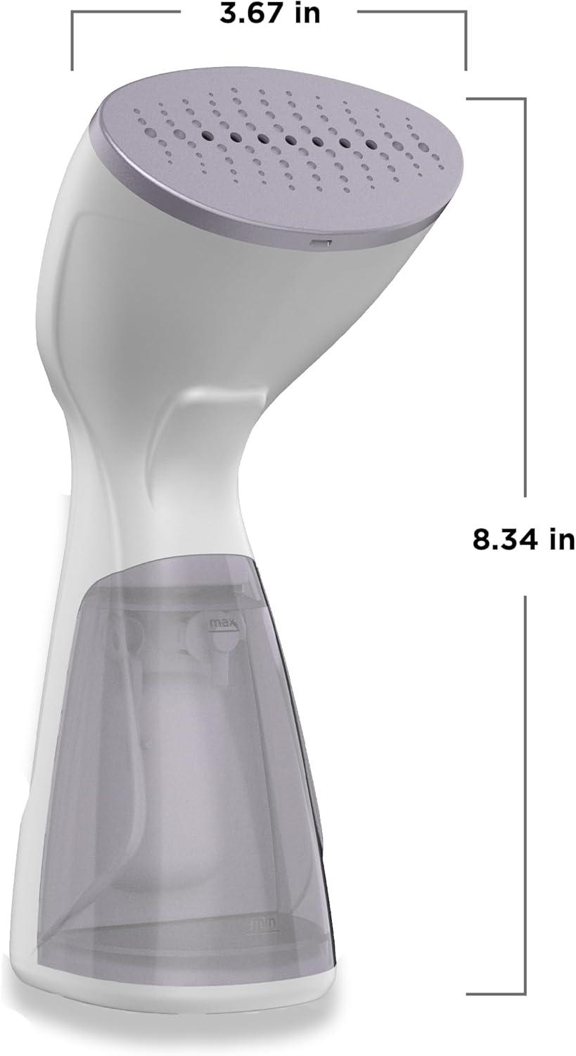 imageBLACKDECKER Compact Handheld Steamer HGS012P 25Second Heat Up 1000 Watts Removes Wrinkles from Fabrics Clothing and Upholstery