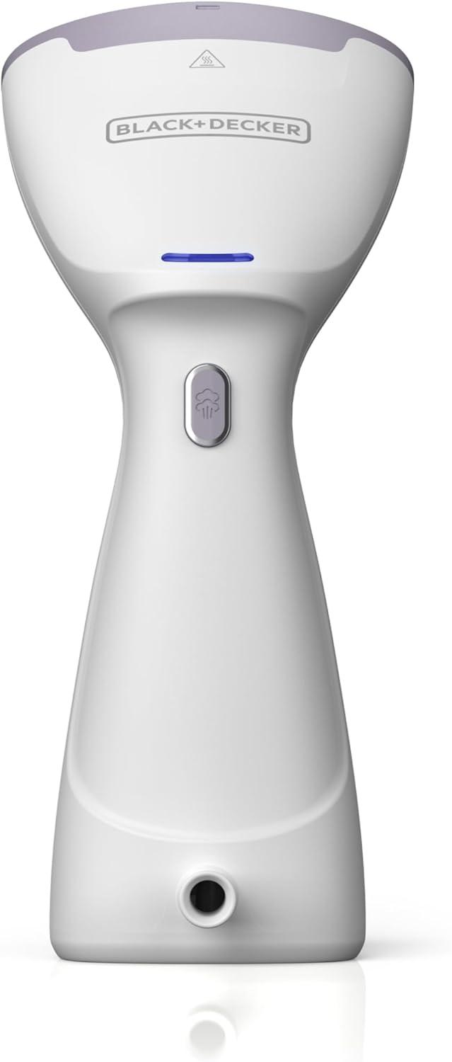 imageBLACKDECKER Compact Handheld Steamer HGS012P 25Second Heat Up 1000 Watts Removes Wrinkles from Fabrics Clothing and Upholstery