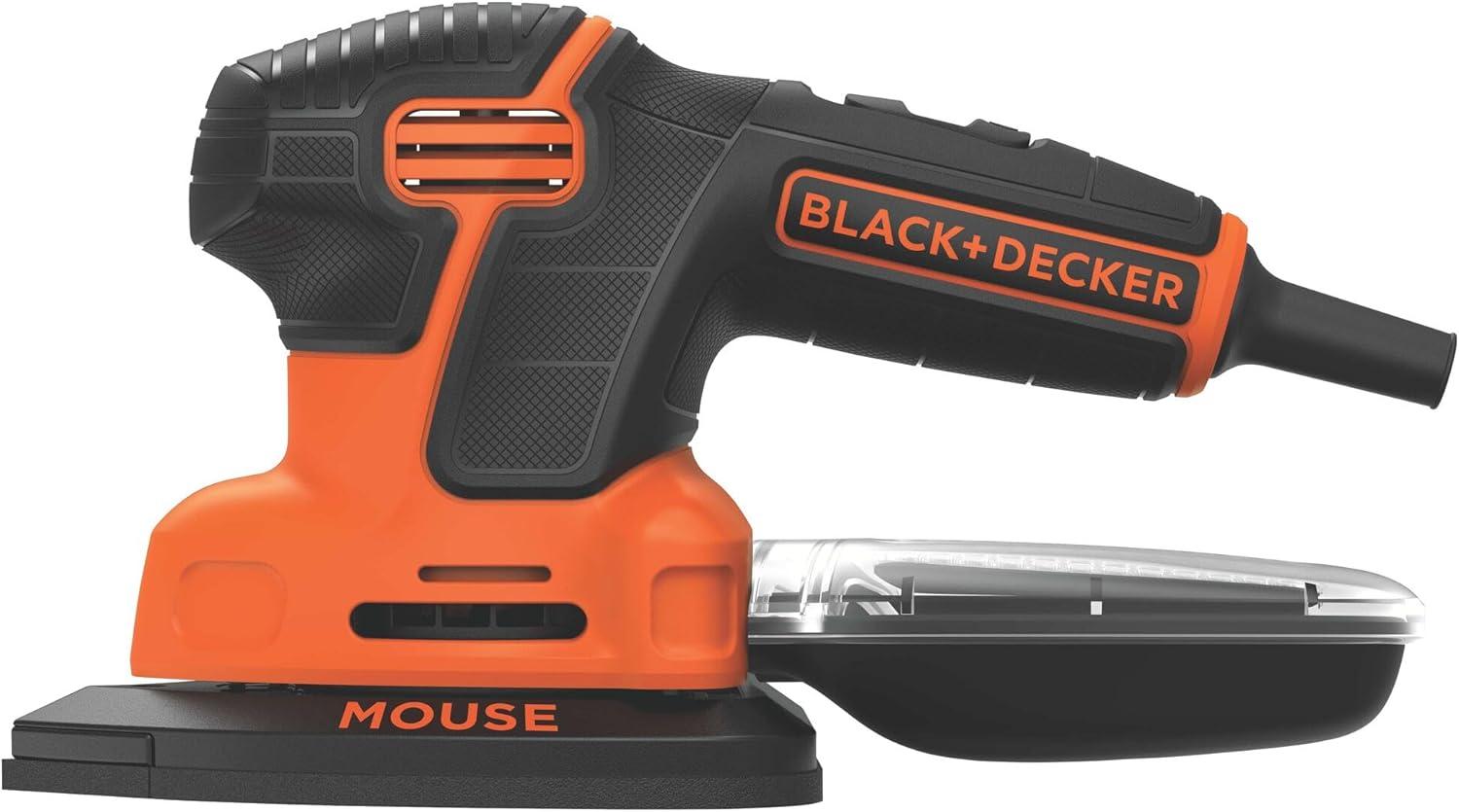imageBLACKDECKER Detail Sander 12 Amp 16000 OPM Compact Design 3Position Grip for Comfort Includes Dust Collector Corded BDEMS600Pack of 1