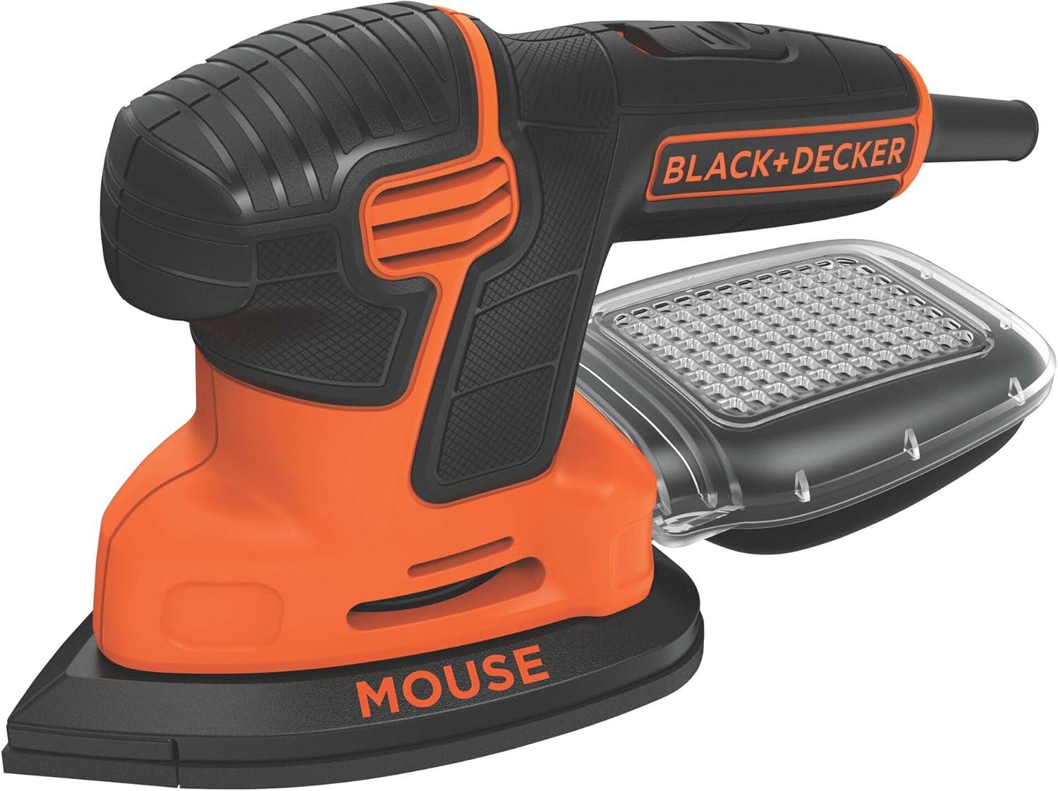 imageBLACKDECKER Detail Sander 12 Amp 16000 OPM Compact Design 3Position Grip for Comfort Includes Dust Collector Corded BDEMS600Pack of 1