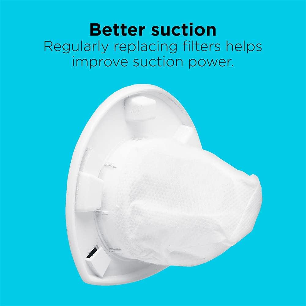 imageBLACKDECKER Dustbuster Replacement Filter for Models CHV9610 CHV1210 CHV1410 CHV1410B CHV1410L CHV1510 BDH2000L HHVI315JO42 HHVI320JR02 VF1102 pack