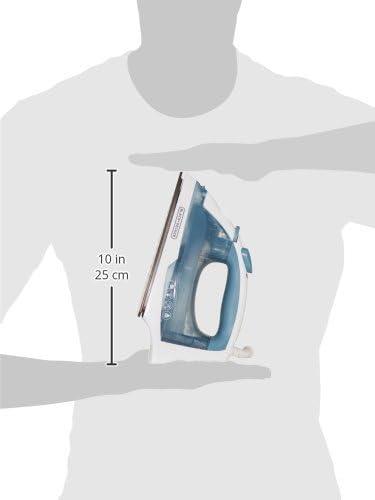 imageBLACKDECKER Easy Steam Compact Iron for Clothes Automatic Shutoff Nonstick Plate Light Weight 1200 WattsStandard Pack of 4
