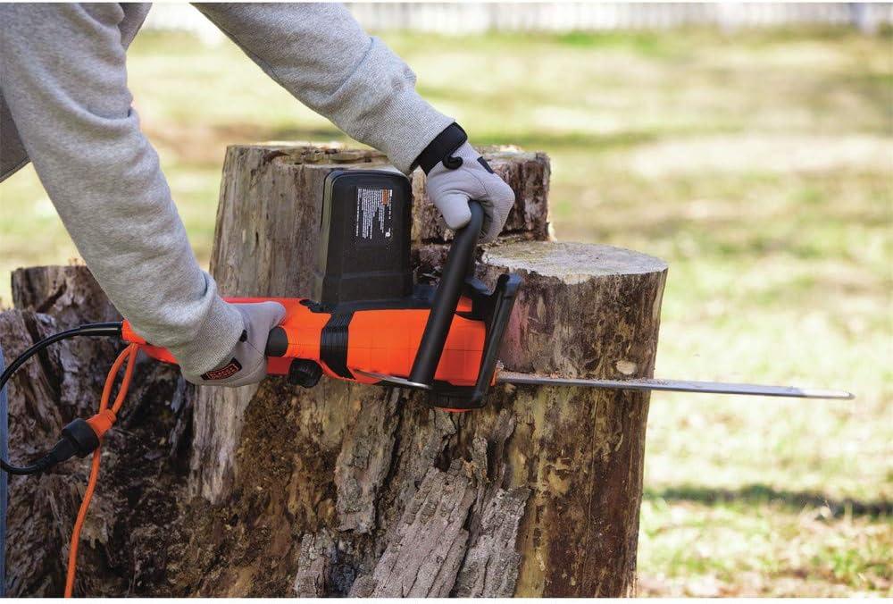 imageBLACKDECKER Electric Chainsaw Corded 18Inch 15Amp Lightweight Chain Saw with Automatic Oiler CS1518Chainsaw
