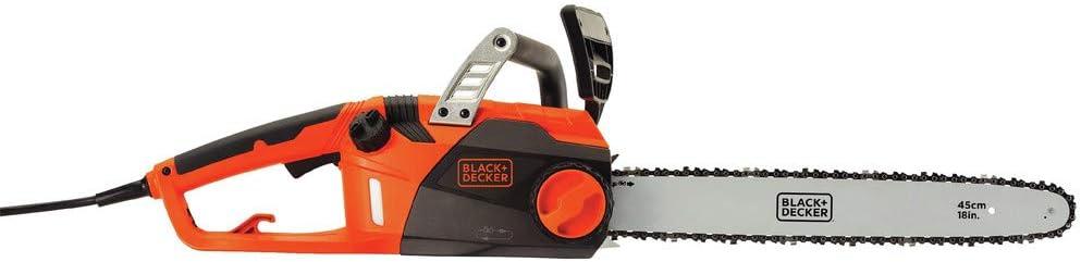 imageBLACKDECKER Electric Chainsaw Corded 18Inch 15Amp Lightweight Chain Saw with Automatic Oiler CS1518Chainsaw