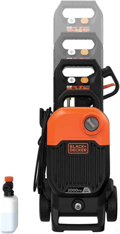 imageBLACKDECKER Electric Cold Water Pressure Washer 2000 MAX PSI 12 GPM BEPW2000