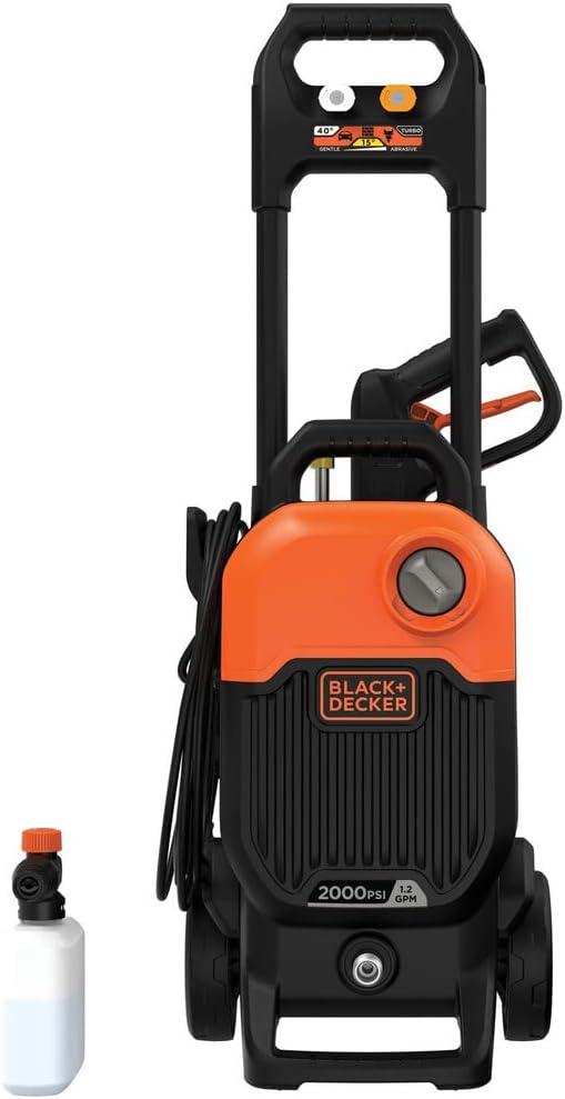 imageBLACKDECKER Electric Cold Water Pressure Washer 2000 MAX PSI 12 GPM BEPW2000