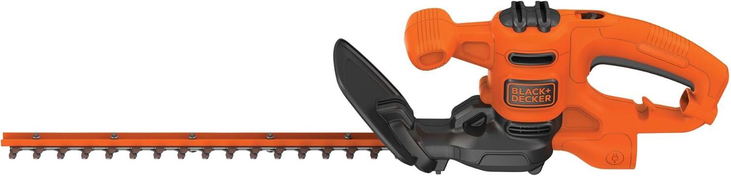 imageBLACKDECKER Electric Hedge Trimmer 16Inch 30 Amp Compact Corded Power Hedge Trimmer BEHT100