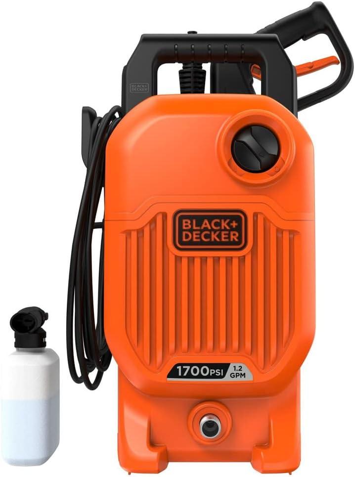 imageBLACKDECKER Electric Pressure Washer Cold Water 1700 PSI 12 GPM BEPW1700