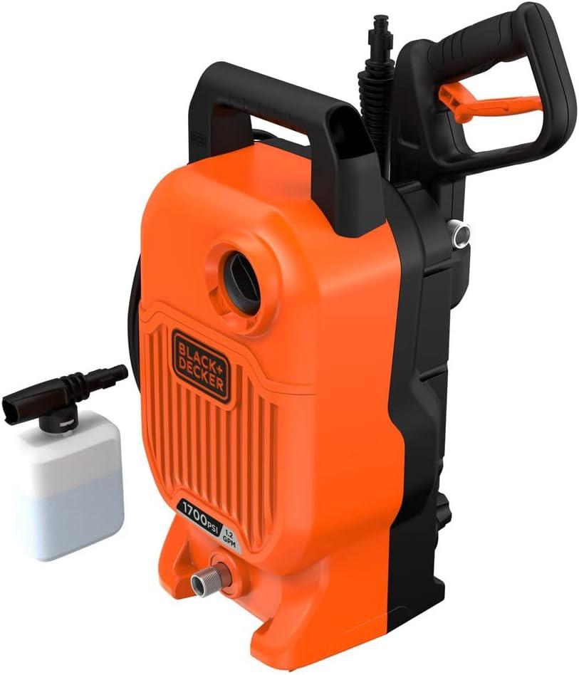 imageBLACKDECKER Electric Pressure Washer Cold Water 1700 PSI 12 GPM BEPW1700