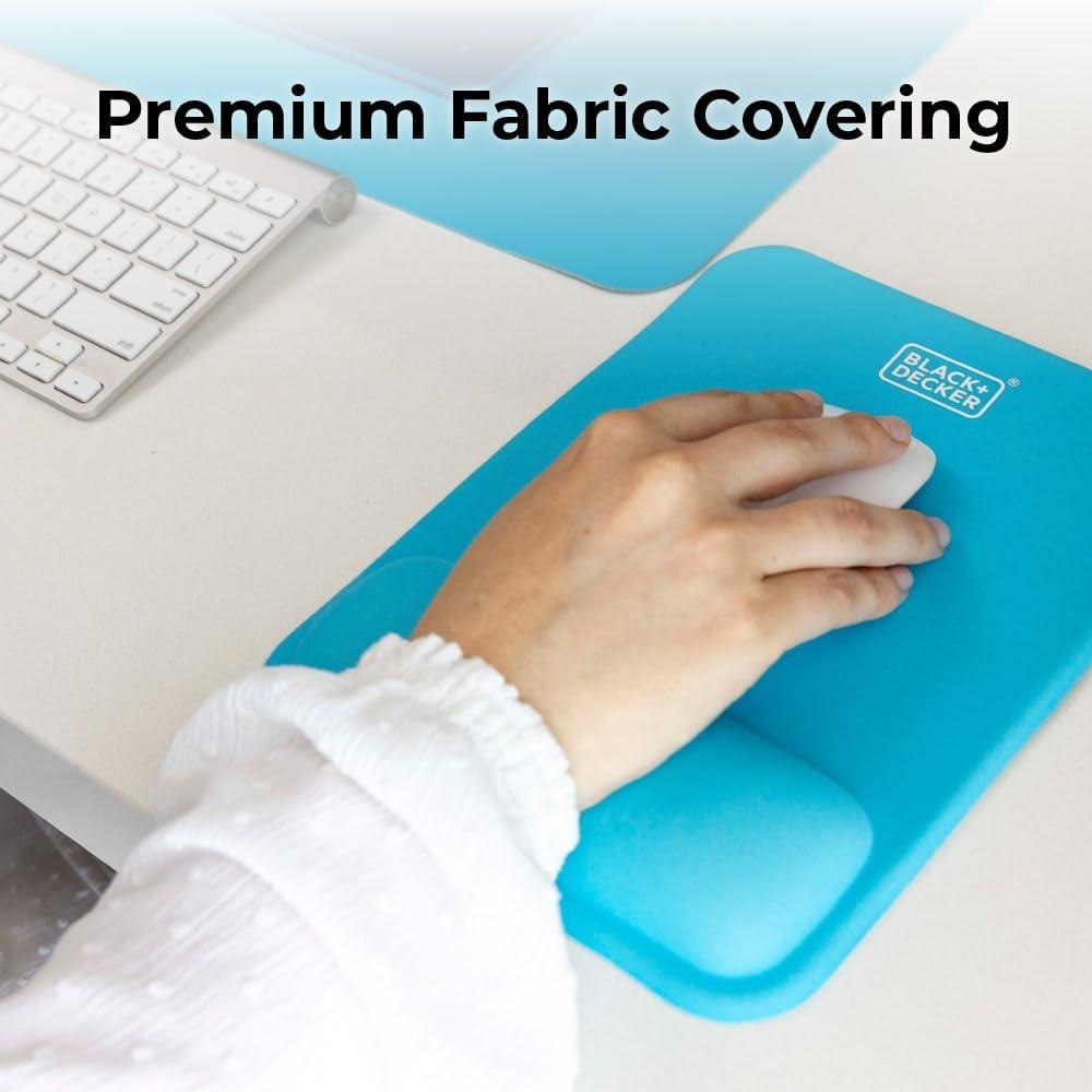 imageBLACKDECKER Ergonomic Mouse Pad Wrist Support Comfortable Mouse Pad Wrist Rest Wrist Relief Gel Mousepad NonSlip Base Aesthetic Mousepad for Gaming Home Office Perfect for Computer LaptopLoch Ness