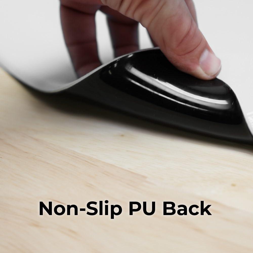 imageBLACKDECKER Ergonomic Mouse Pad Wrist Support Comfortable Mouse Pad Wrist Rest Wrist Relief Gel Mousepad NonSlip Base Aesthetic Mousepad for Gaming Home Office Perfect for Computer LaptopWhite