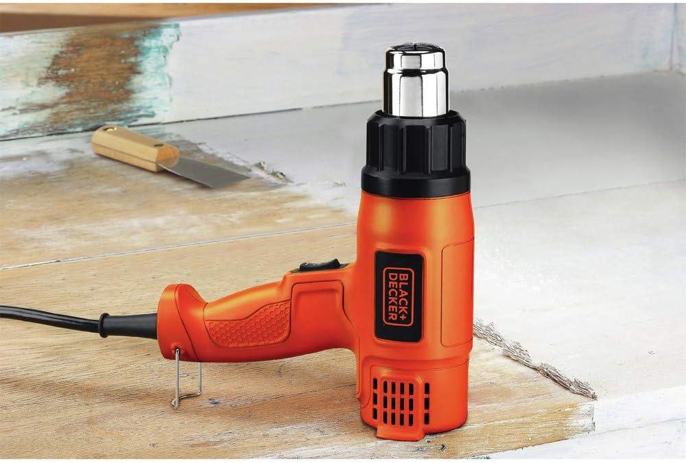 imageBLACKDECKER Heat Gun for Crafts Corded Dual Heat Settings up to 1000 Degrees 1350 Watt HG1300