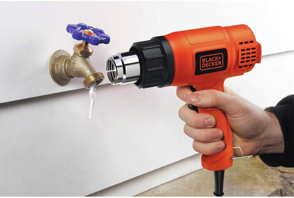 imageBLACKDECKER Heat Gun for Crafts Corded Dual Heat Settings up to 1000 Degrees 1350 Watt HG1300