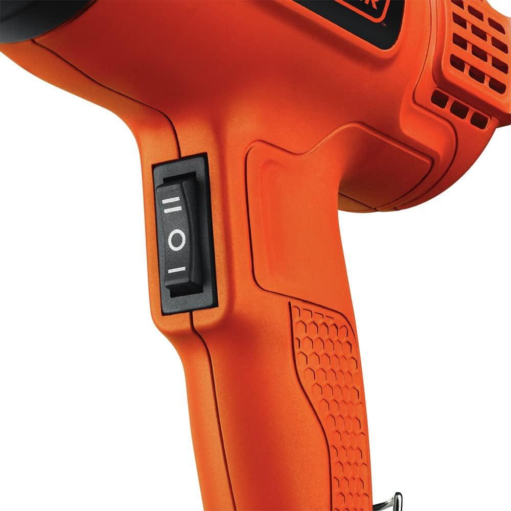 imageBLACKDECKER Heat Gun for Crafts Corded Dual Heat Settings up to 1000 Degrees 1350 Watt HG1300
