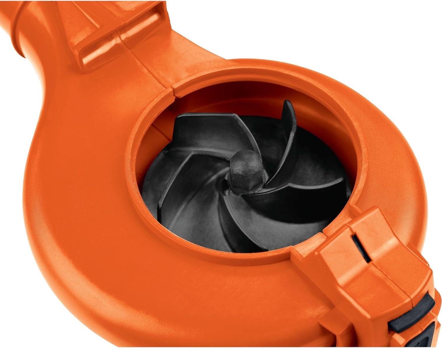 imageBLACKDECKER Leaf Blower Leaf Vacuum and Leaf Mulcher 3in1 Electric Blowers for Lawn Care 12 Amp 250 MPH 400 CFM BV6000230 MPH Blower Disposable System