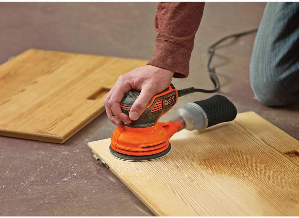imageBLACKDECKER Orbital Sander 5inch Disc Sander Corded BDERO600Sander Only