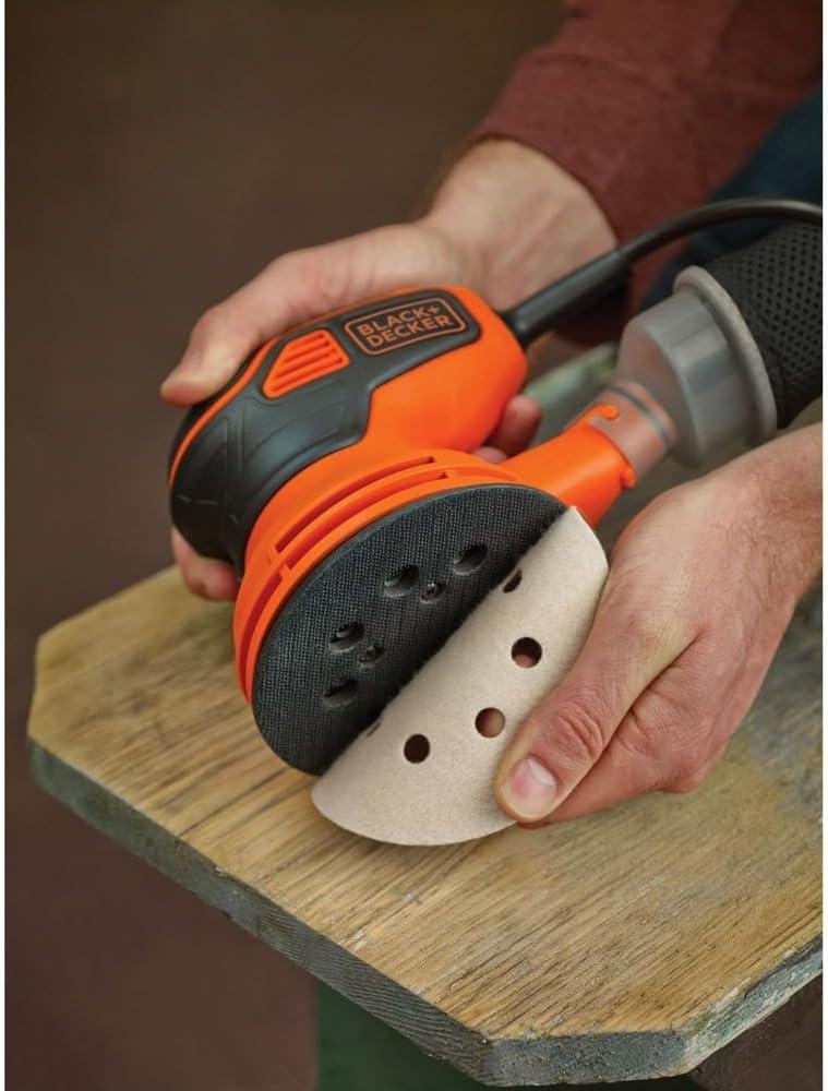 imageBLACKDECKER Orbital Sander 5inch Disc Sander Corded BDERO600Sander Only