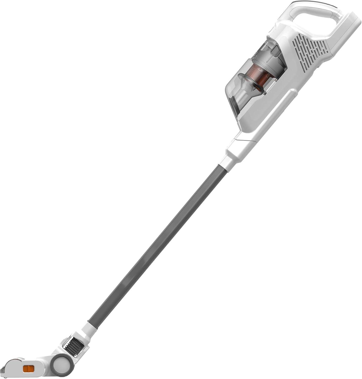 imageBLACKDECKER POWERSERIES 20V MAX Cordless Stick Vacuum Cleaner with LED Floor Lights Bagless Lightweight Cordless Vacuum Cleaners for Home Up to 44 Minutes Powerful Suction Gray BHFEA520J20V Vacuum