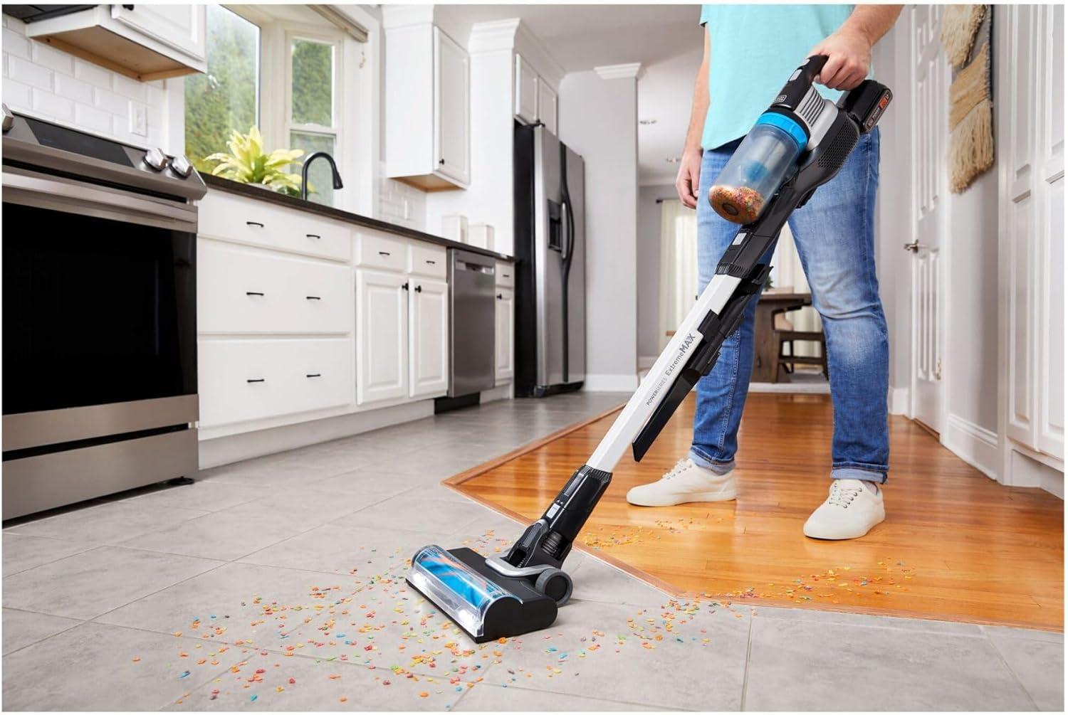 imageBLACKDECKER POWERSERIES Extreme MAX Cordless Stick Vacuum Home and Pet Hair Vacuum BHFEB520D1