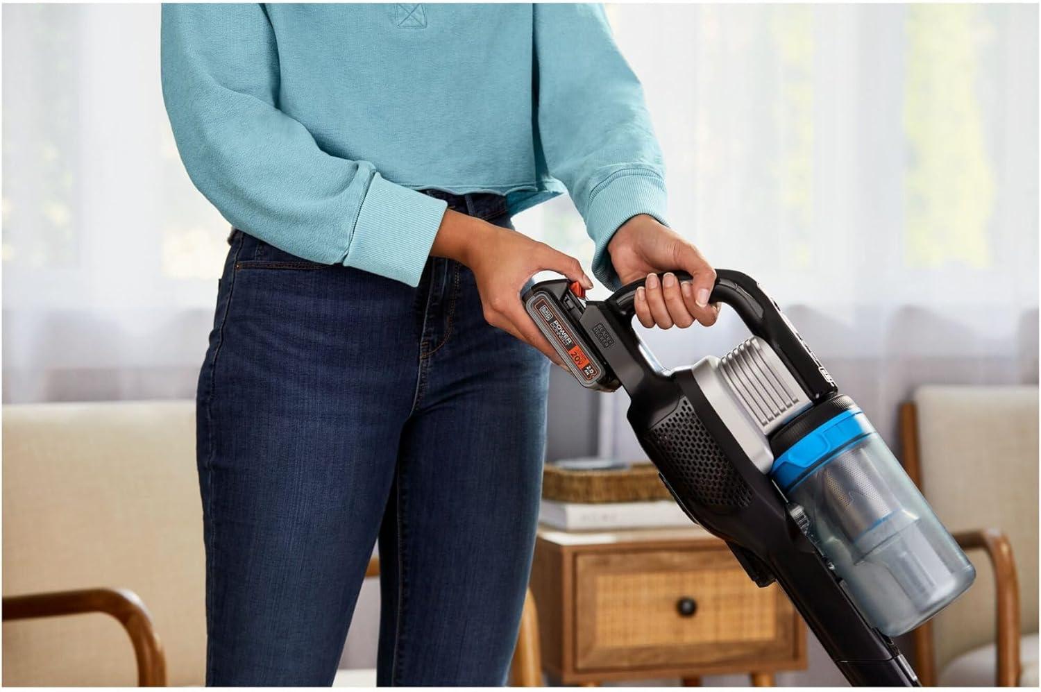 imageBLACKDECKER POWERSERIES Extreme MAX Cordless Stick Vacuum Home and Pet Hair Vacuum BHFEB520D1