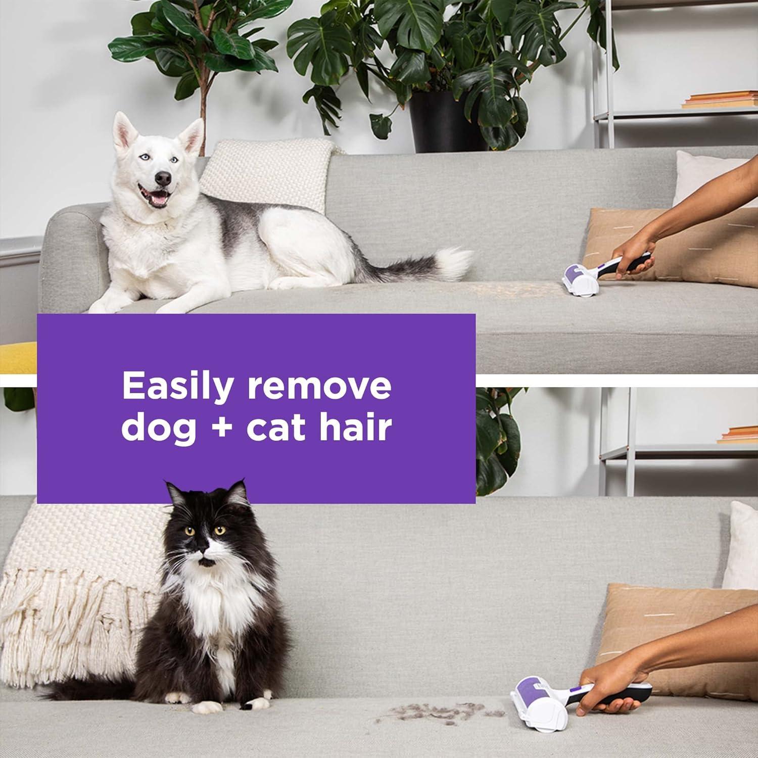 imageBLACKDECKER Pet Hair Remover Roller Remove Dog Hair and Cat Hair Easily HMSCT0001
