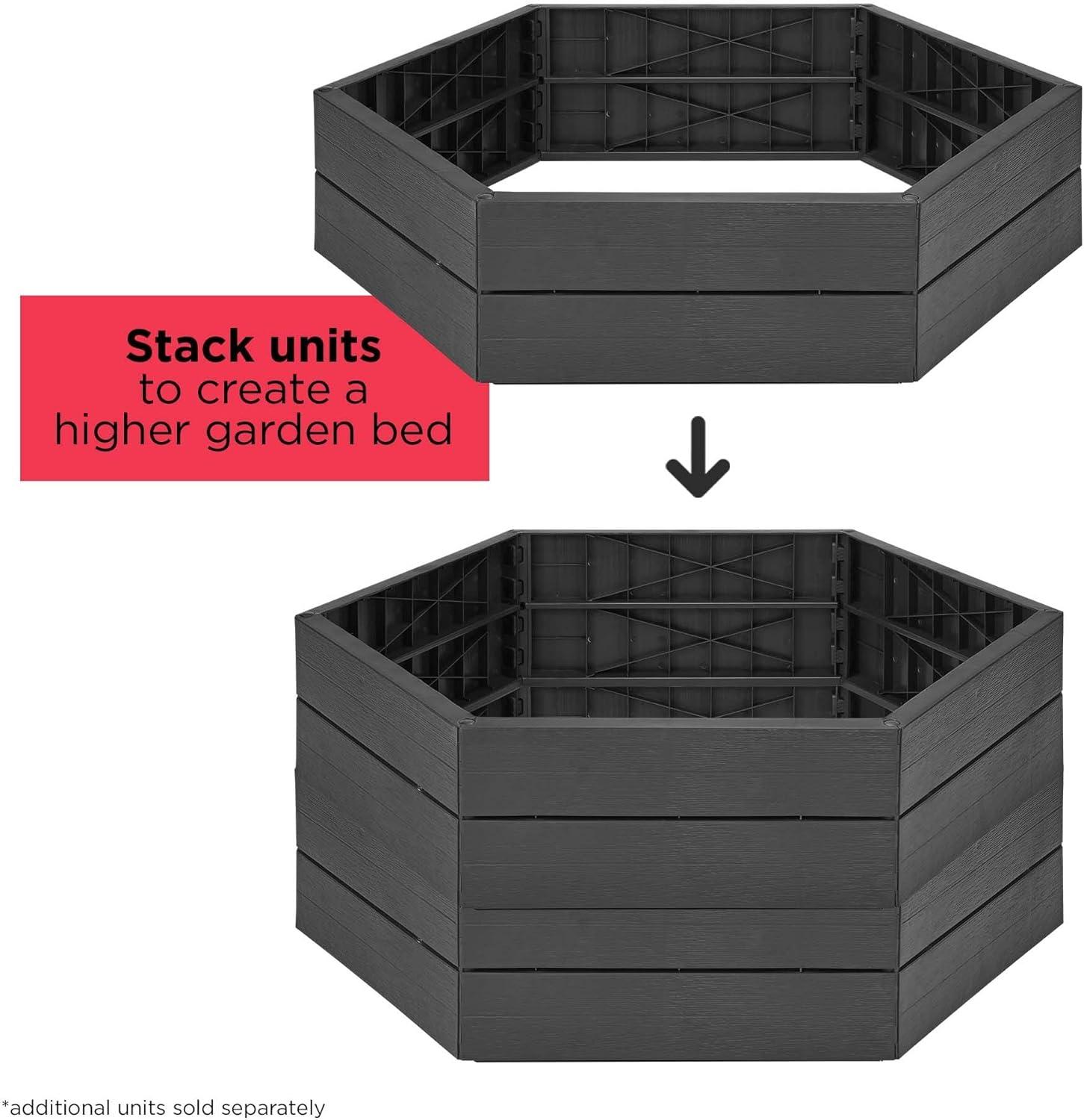 imageBLACKDECKER Raised Garden Bed Planter for Outdoor Plants Easy Assembly 3 ft BDSTGA9368