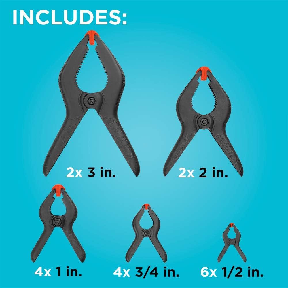 imageBLACKDECKER Spring Clamp Set Assorted 18Piece BDHT83001