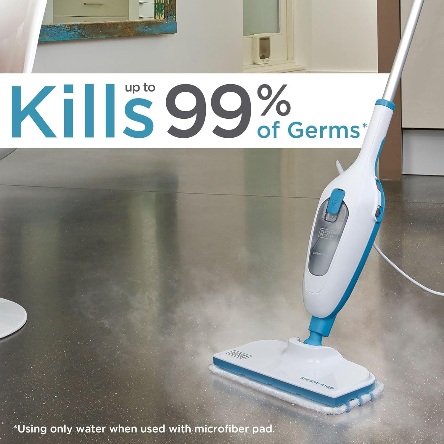 imageBLACKDECKER Steam Mop White HSM13E1White