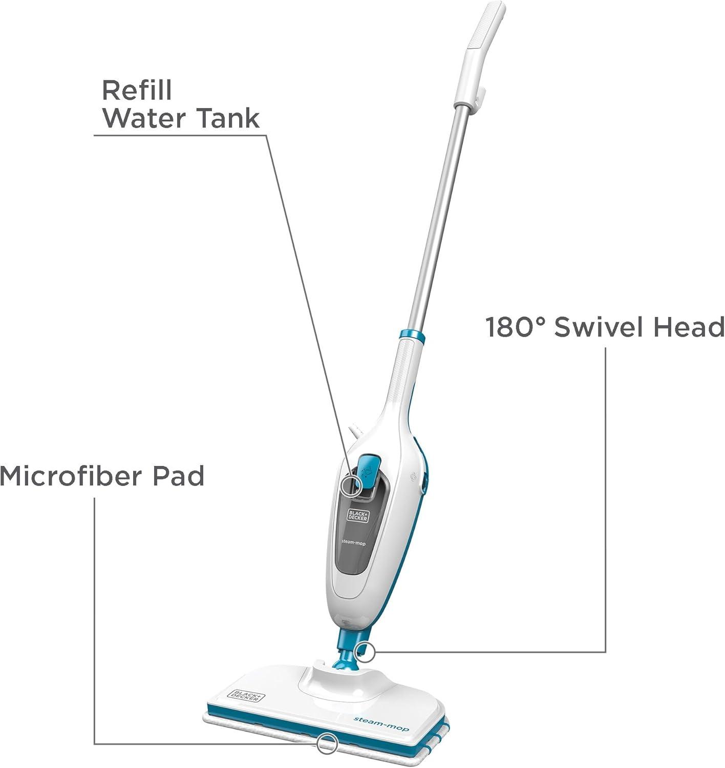 imageBLACKDECKER Steam Mop White HSM13E1White