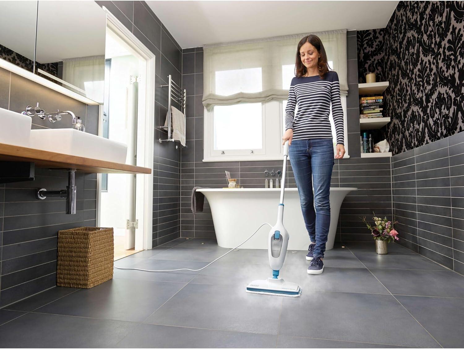 imageBLACKDECKER Steam Mop White HSM13E1White