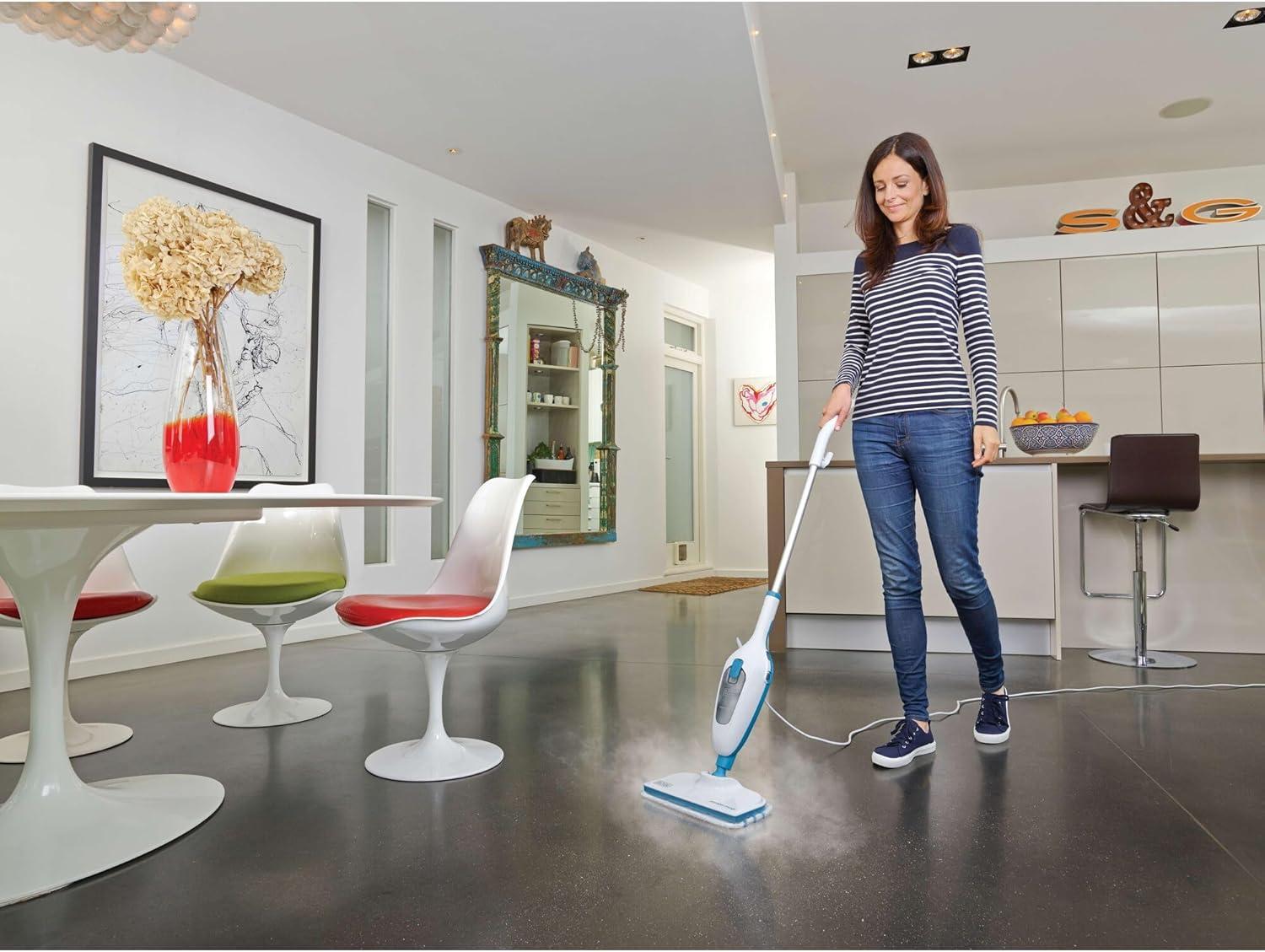imageBLACKDECKER Steam Mop White HSM13E1White
