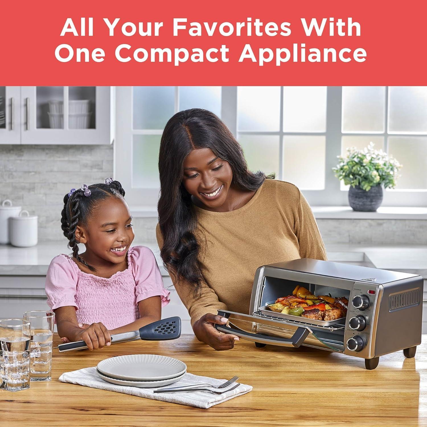 imageBLACKDECKER TO1313SBD Toaster Oven 1547 Inch Silver