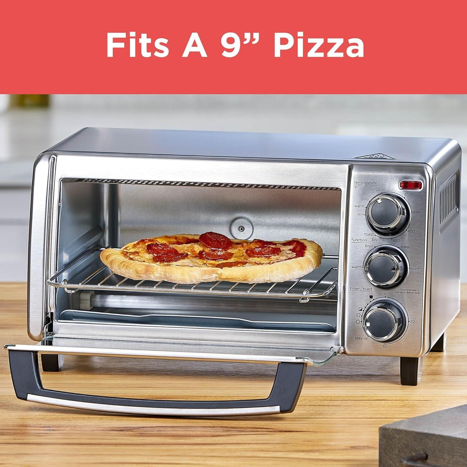 imageBLACKDECKER TO1313SBD Toaster Oven 1547 Inch Silver